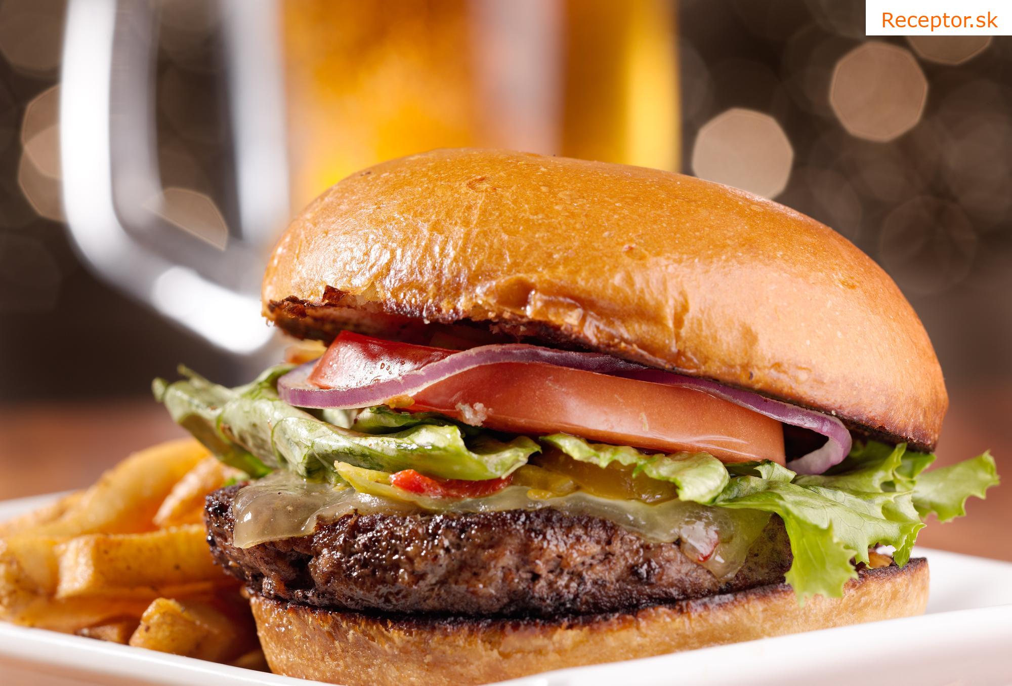 Hovädzí burger