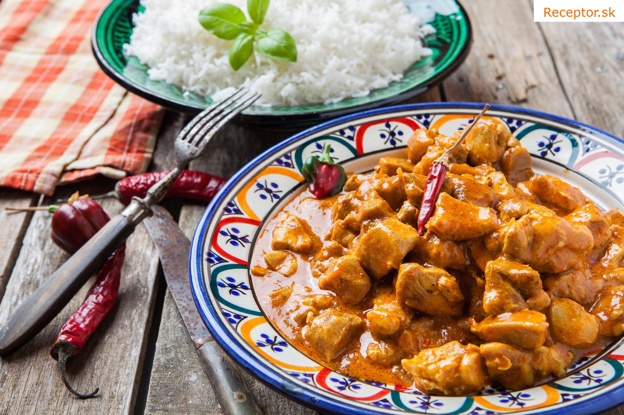 Indické kurča na spôsob vindaloo / wok