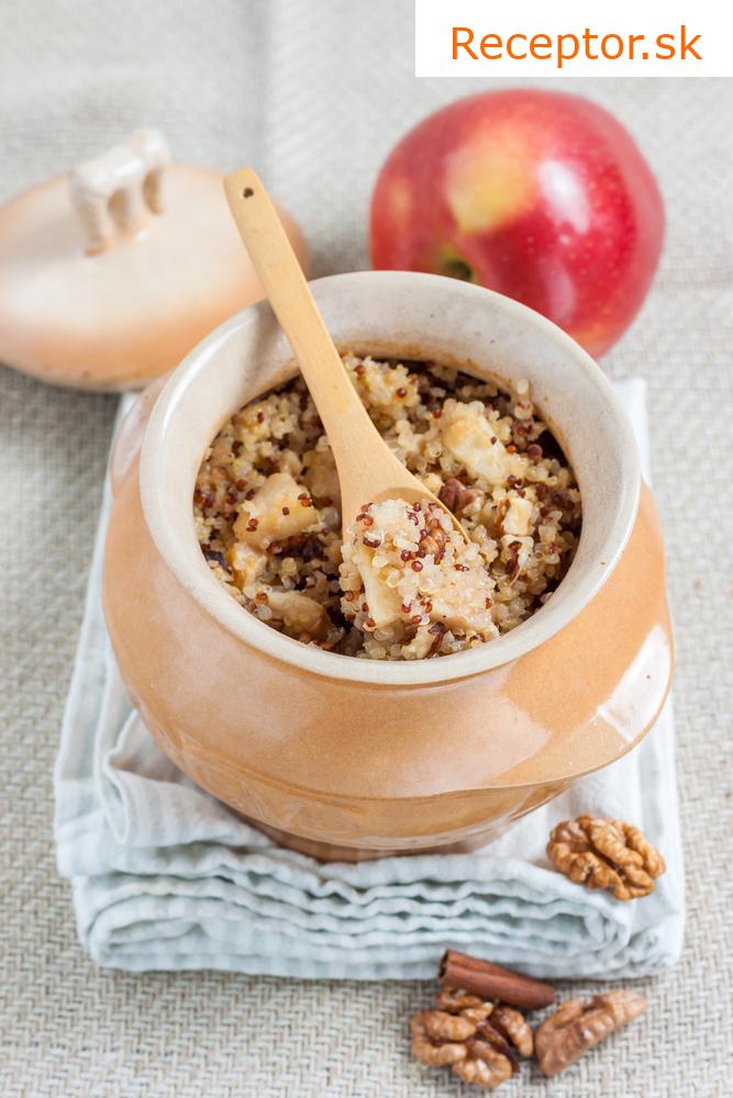 Quinoa kaša s nastrúhanými jablkami - pre najmenších