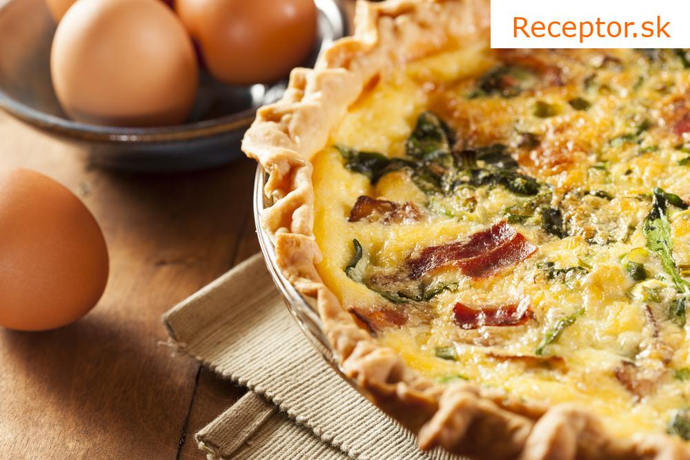 Syrovno-slaninový quiche