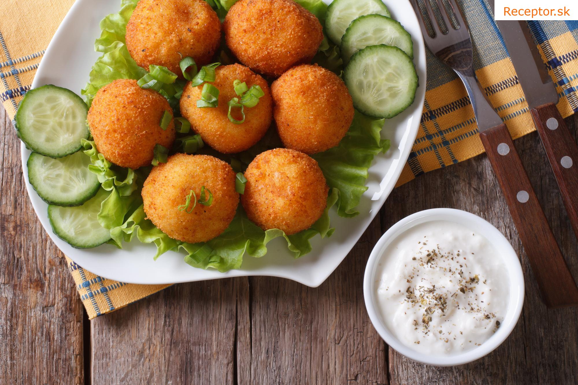 Zemiakové krokety so syrom