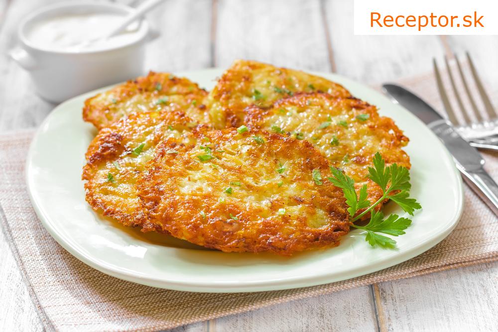 Zemiakový placka plnená kuracím mäsom